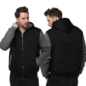 Alan Trainingspak Set | Warme fleece gevoerde heren trainingspak met hoodie
